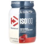 ISO100® hidrolizado, 100 % aislado de proteína de suero de leche, Fresa (610 g (1,34 lb))