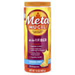 Fibra 4 en 1, Naranja, Sin azúcar (425 g (15 oz))