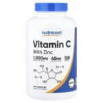 Vitamina C con zinc (240 cápsulas)