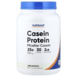 Proteína de caseína, sin sabor (907 g (2 lb))