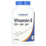 Vitamina E, 180 mg (400 UI) (240 cápsulas blandas)