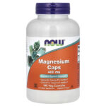 Magnesio en cápsulas 400 mg (180 cápsulas vegetales)