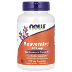 Resveratrol natural, 200 mg (120 cápsulas vegetales)