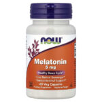 Melatonina, 5 mg, (60 cápsulas vegetales)