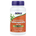 Extracto estandarizado de ashwagandha, 450 mg (90 cápsulas vegetales)