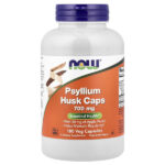 Cápsulas de cáscara de psilio, 700 mg (180 cápsulas vegetales)