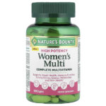 Suplemento multivitamínico completo para mujeres, Alta potencia (120 comprimidos oblongos)