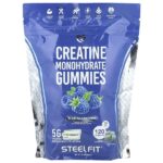 Gomitas con monohidrato de creatina, Frambuesa azul (120 gomitas)