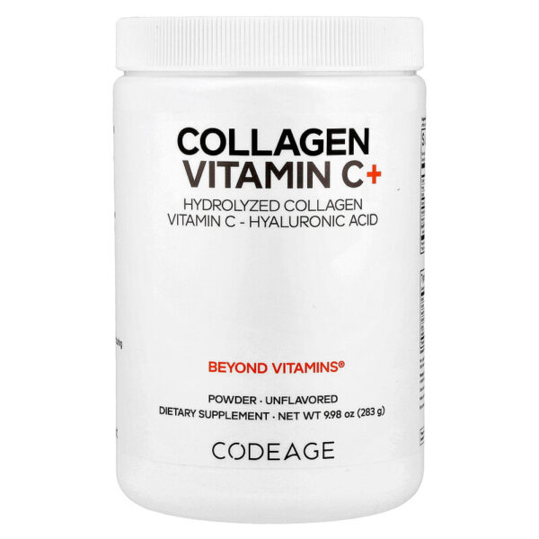 Colágeno con vitamina C y más en polvo, Sin sabor