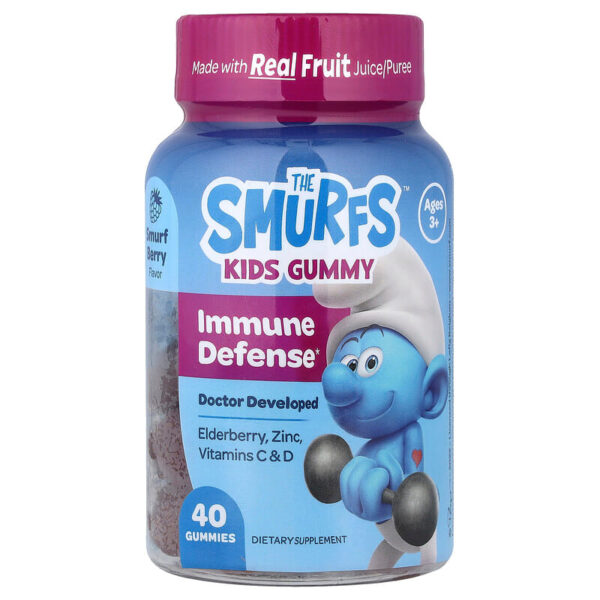 Kids Gummy, Protección para el sistema inmunitario, De 3 años en adelante, Baya pitufo